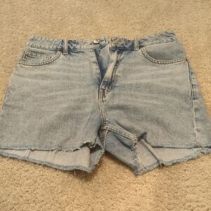 H&M Light Blue Denim Jean Shorts